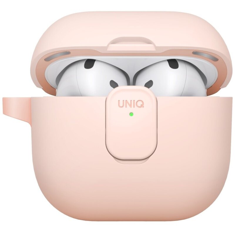 Husa AirPods 4 UNIQ Clyde Series, coral