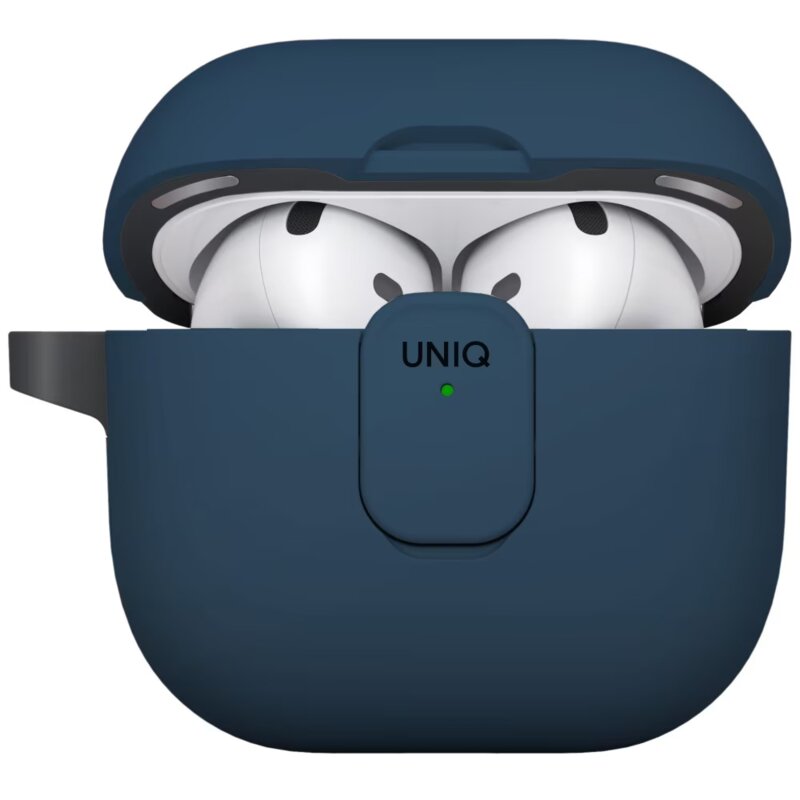 Husa AirPods 4 UNIQ Clyde Series, albastru