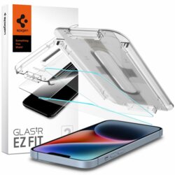 [Pachet 2x] Folie iPhone 17e Spigen Glas.tR EZ Fit, transparenta