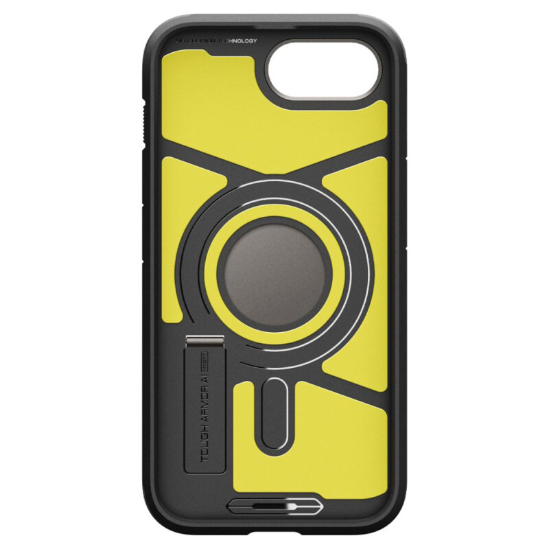 Husa iPhone 17e Spigen Tough Armor MagSafe, cenusiu