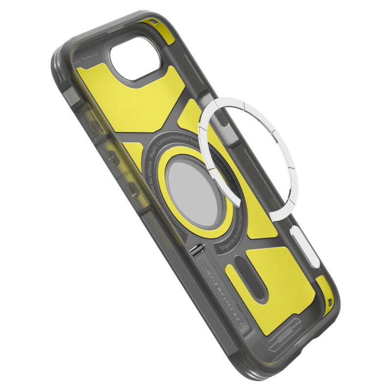 Husa iPhone 17e Spigen Tough Armor MagSafe, negru