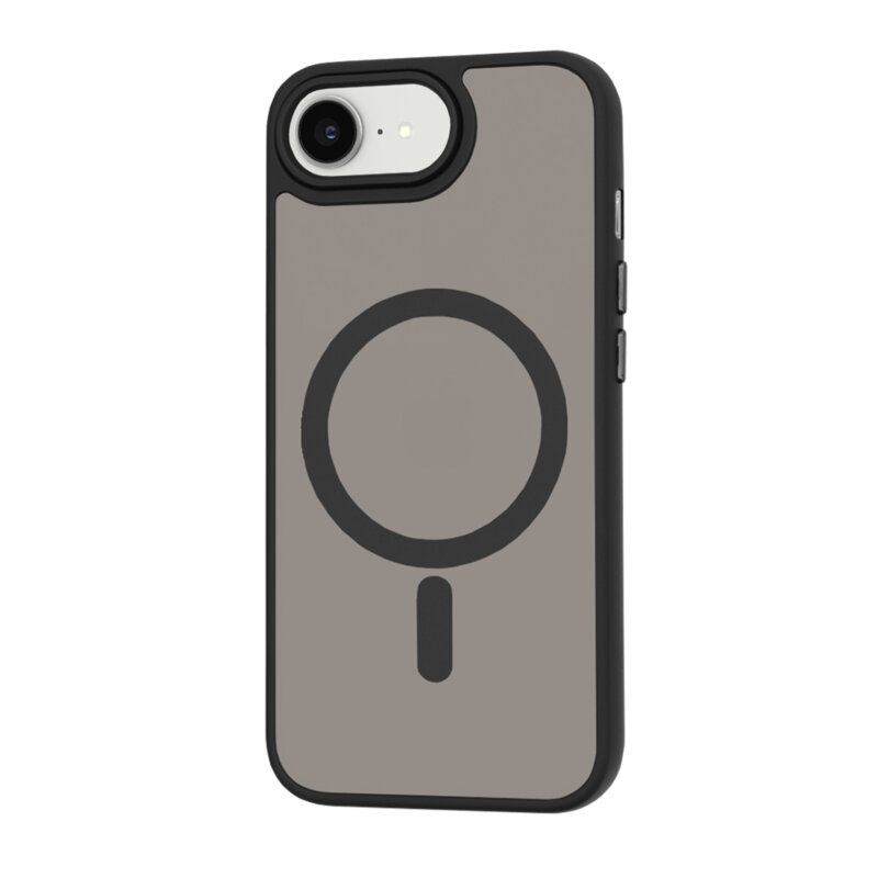 Husa iPhone 17e Techsuit HaloFrost MagSafe Series, negru