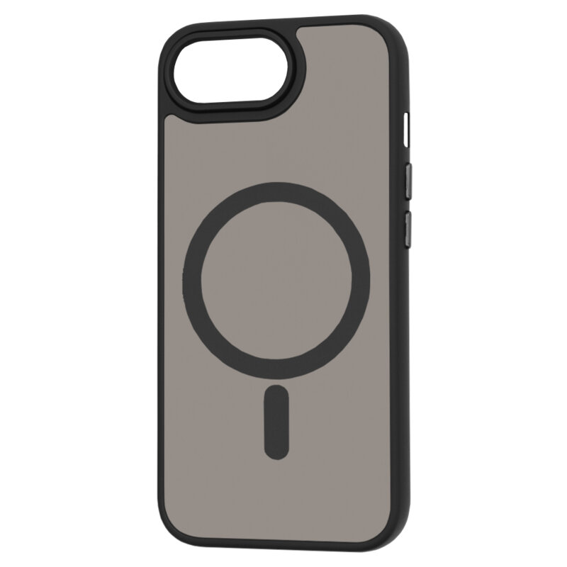 Husa iPhone 17e Techsuit HaloFrost MagSafe Series, negru