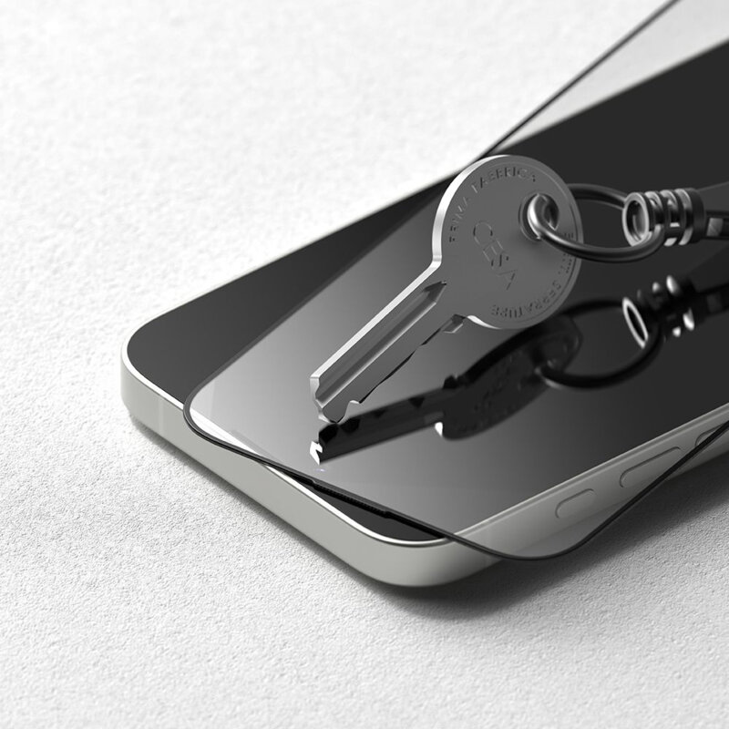 [Pachet 2x] Folie sticla iPhone 17e Ringke Easy Slide Tempered Glass, negru