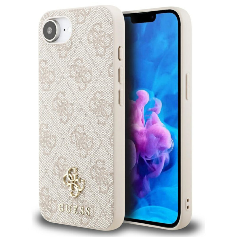 Husa originala Guess iPhone 17e Hardcase 4G Classic MagSafe, roz, GUHMPSE4P4SM4MP