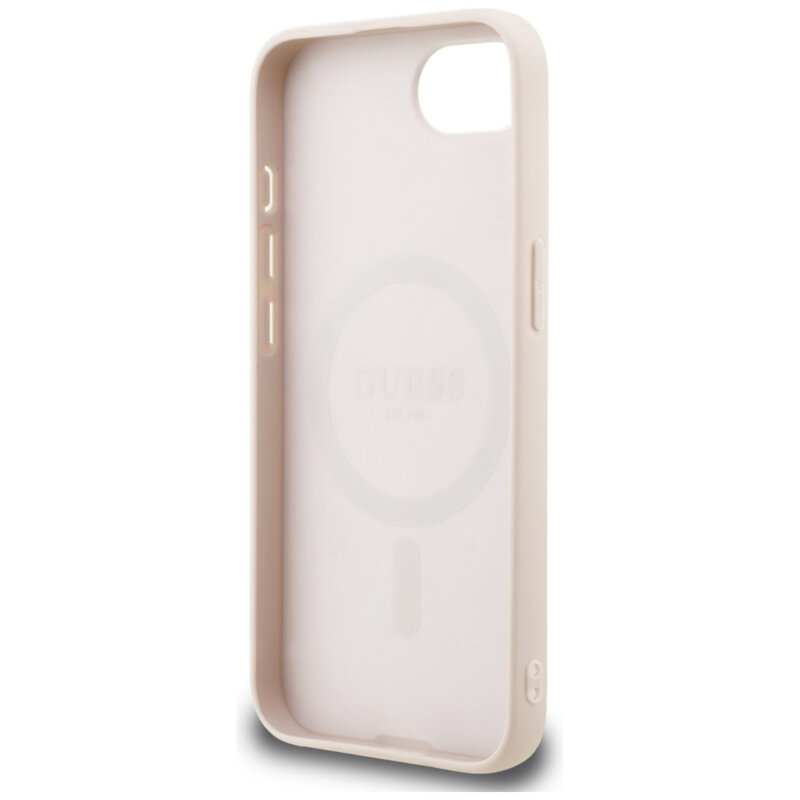Husa originala Guess iPhone 17e Hardcase 4G Classic MagSafe, roz, GUHMPSE4P4SM4MP