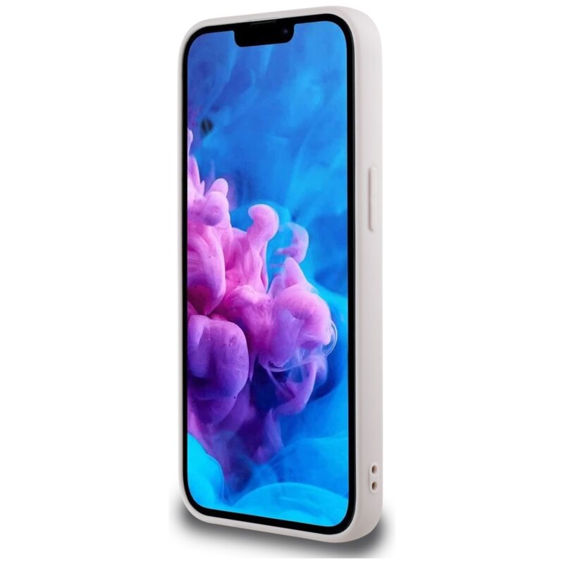 Husa iPhone 17e Guess Peony Script MagSafe, maro, GUHMPSE4PGPYSW