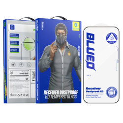 Folie iPhone 17e Blueo Anti-Dust HD Glass, negru