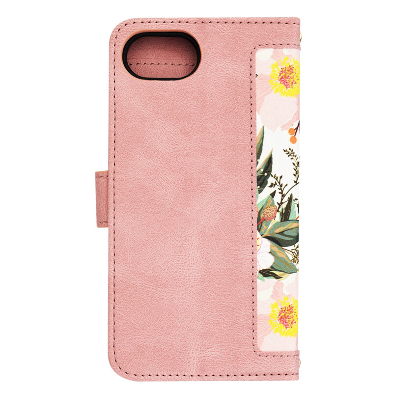 Husa personalizata fete iPhone 17e Techsuit FlipCraft, roz