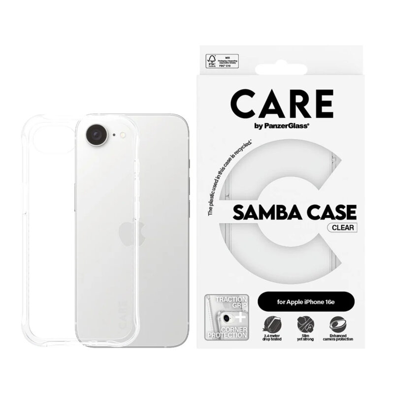Husa iPhone 17e CARE by PanzerGlass® Fashionable, transparenta