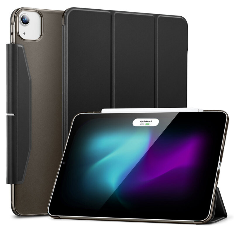 Husa iPad Air 13 (2026) ESR Ascend Trifold, negru frost