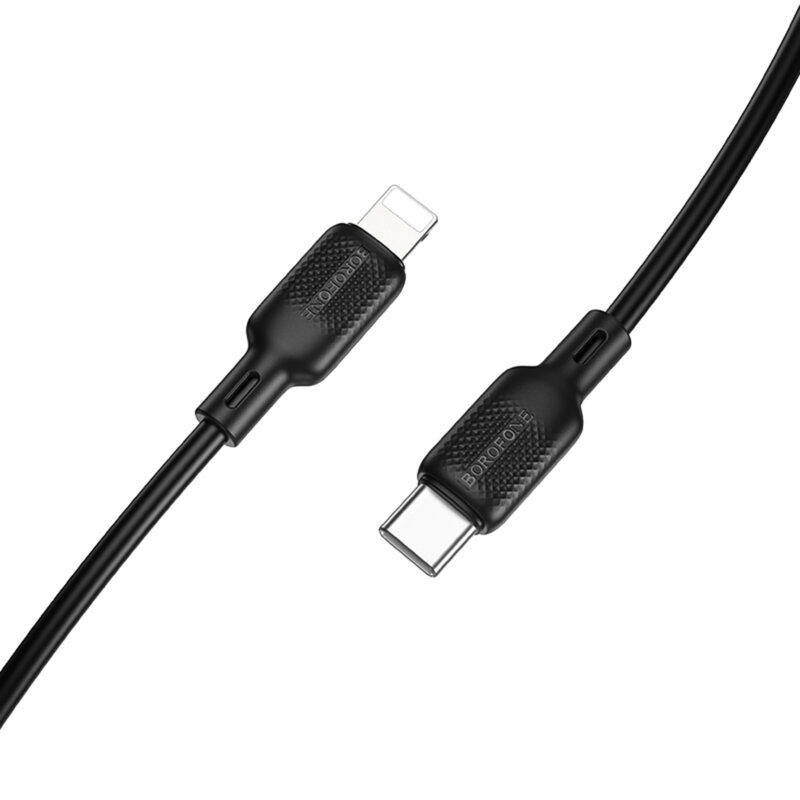 Cablu de incarcare iPhone 27W Borofone, negru, 2m, BX113