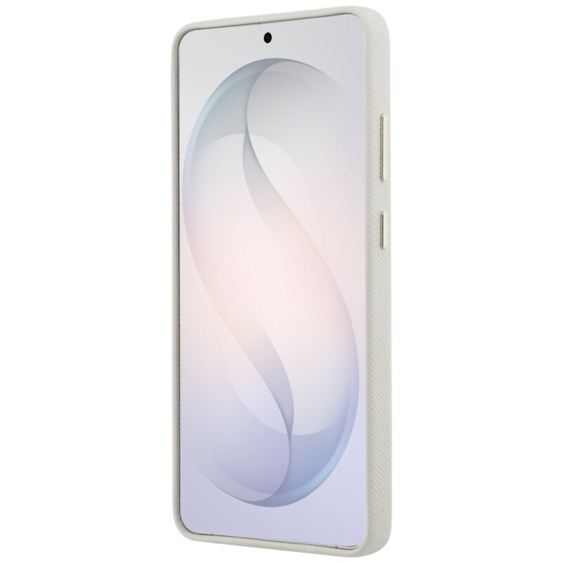 Husa originala Guess Samsung Galaxy S26 Ultra Rhinestone Round Logo MagSafe, bej, GUHMS26LPGCRMDEE