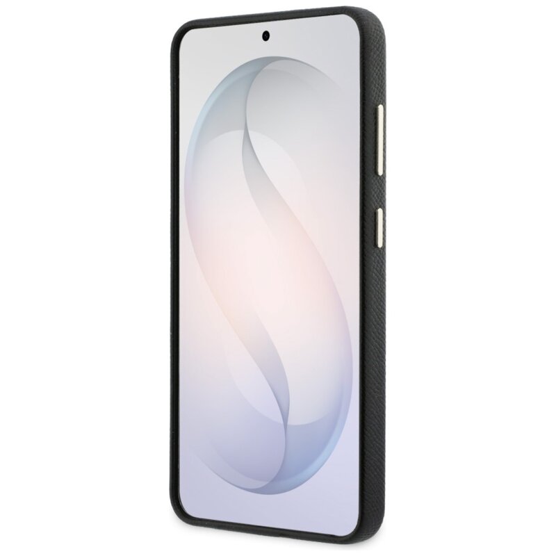 Husa Samsung Galaxy S26 Plus Guess Grained Big 4G Metal Logo, negru, GUHCS26M5PS4RGGK