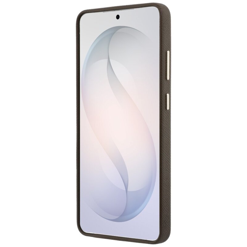 Husa Samsung Galaxy S26 Ultra Guess Grained Big 4G Metal Logo, maro, GUHCS26L5PS4RGGW