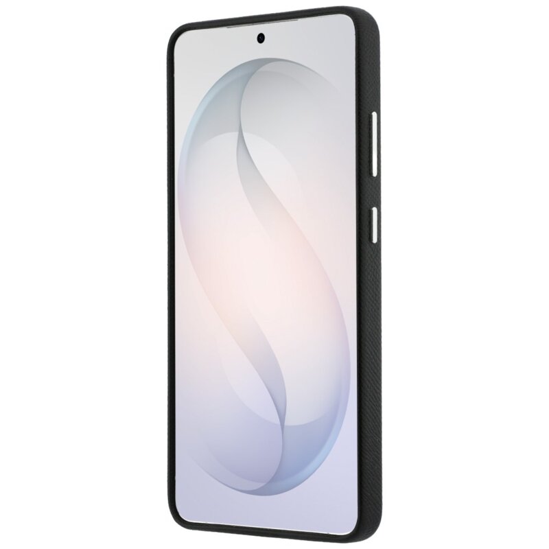 Husa originala Samsung Galaxy S26 Ultra Karl Lagerfeld Wrapped Leather Saffiano with with K&C Head Pin, KLHCS26LPSFDHPOK, negru