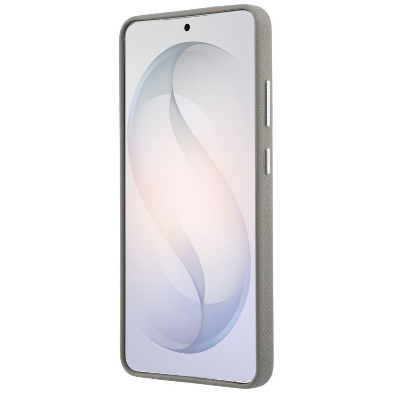 Husa originala Samsung Galaxy S26 Ultra Karl Lagerfeld Wrapped Leather Saffiano with with K&C Head Pin, KLHCS26LPSFDHPOG, gri