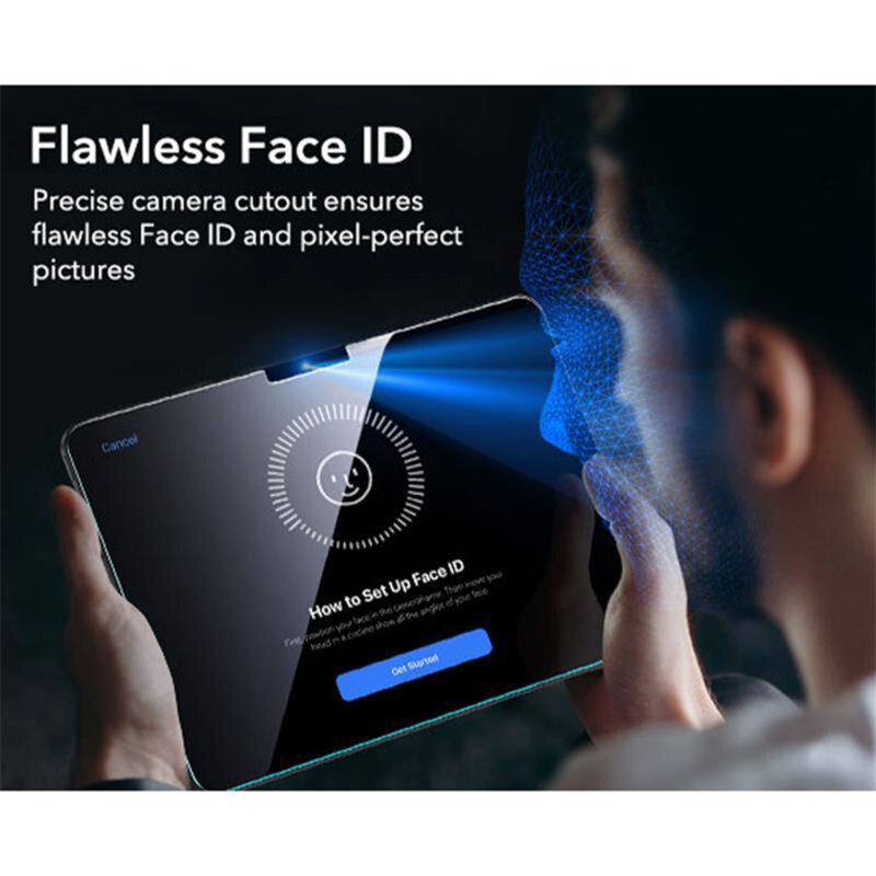 Folie sticla iPad Air 11 (2026) ESR Tempered Glass 9H, transparenta