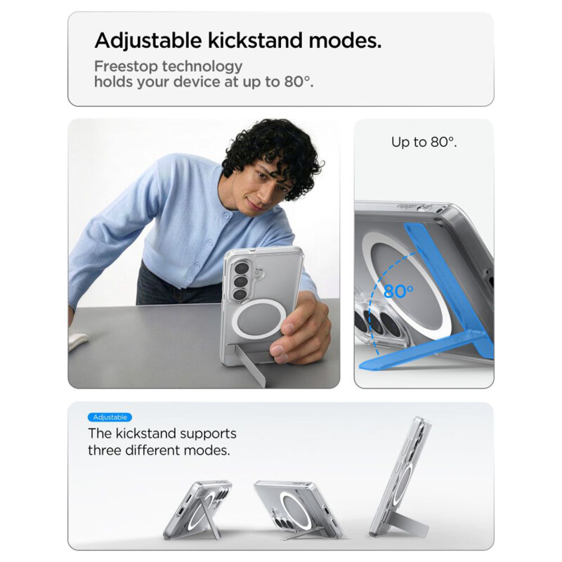 Husa Samsung Galaxy S26 Plus Spigen Ultra Hybrid S MagSafe, transparenta