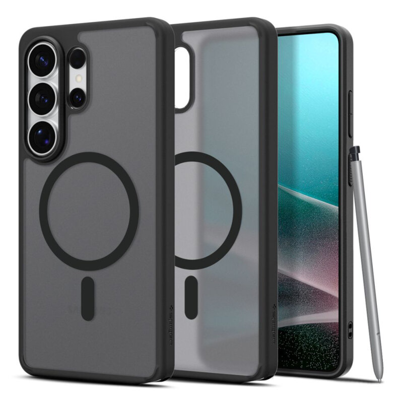 Husa Samsung Galaxy S26 Ultra Spigen Ultra Hybrid MagSafe, cenusiu