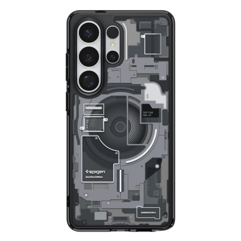 Husa Samsung Galaxy S26 Ultra Spigen Ultra Hybrid MagSafe, negru/transparenta