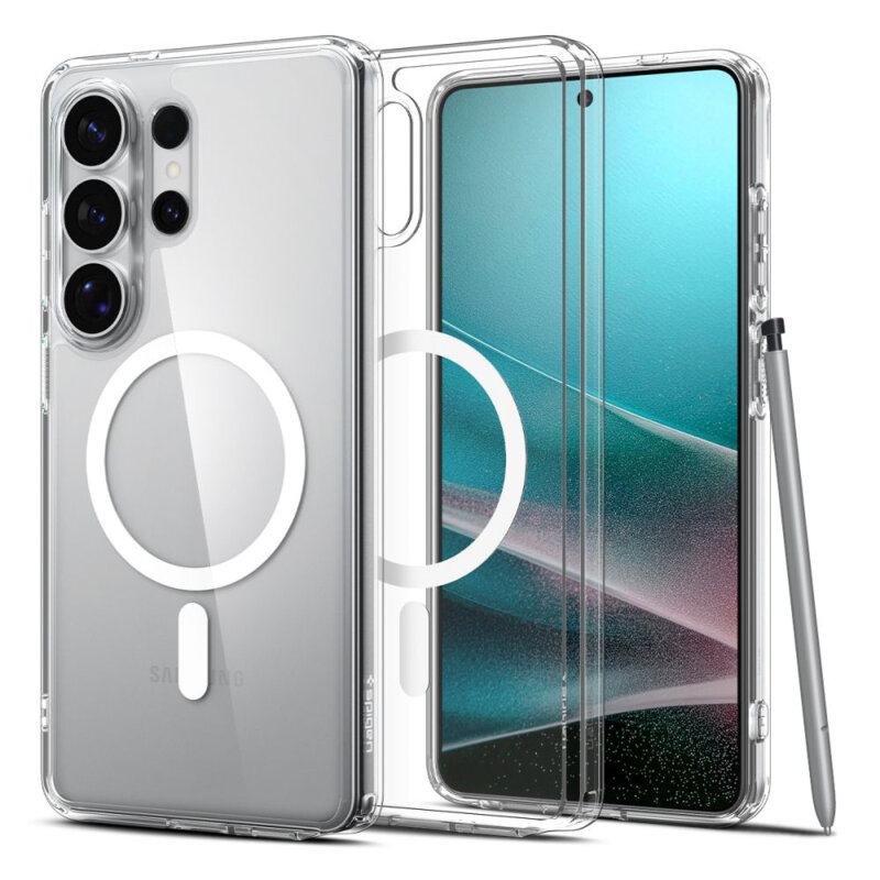 Husa Samsung Galaxy S26 Ultra Spigen Ultra Hybrid MagSafe, transparenta