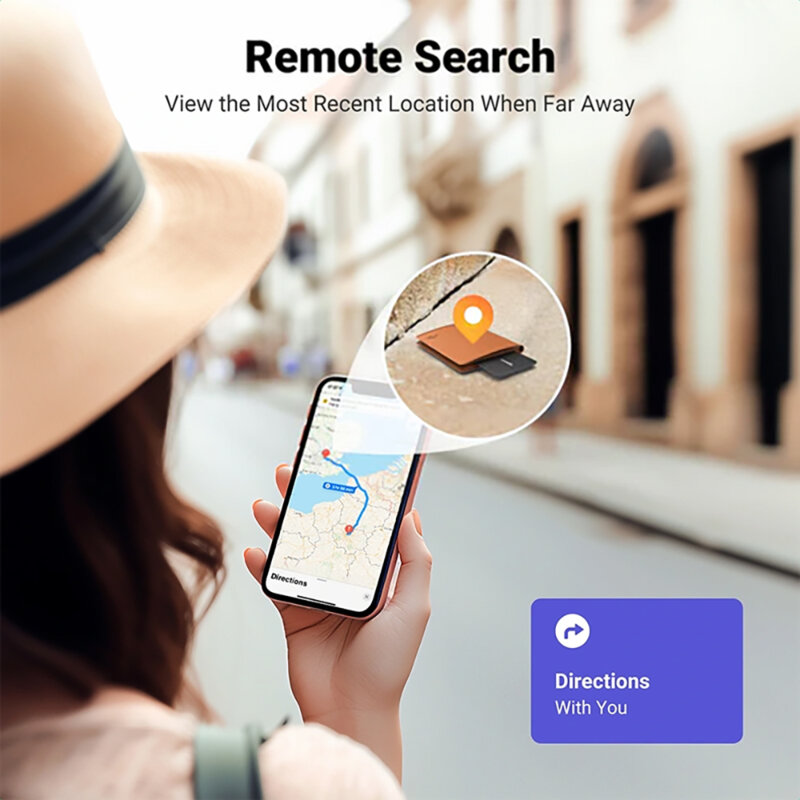 Localizator compatibil cu iOS, tip card, IP68, Ugreen 45298