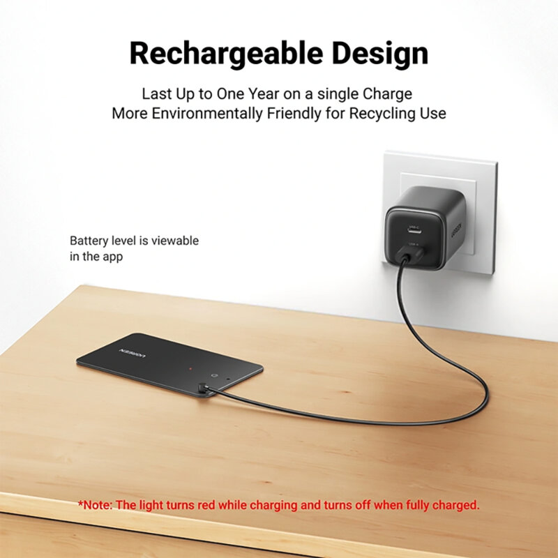 Localizator compatibil cu iOS, tip card, IP68, Ugreen 45298