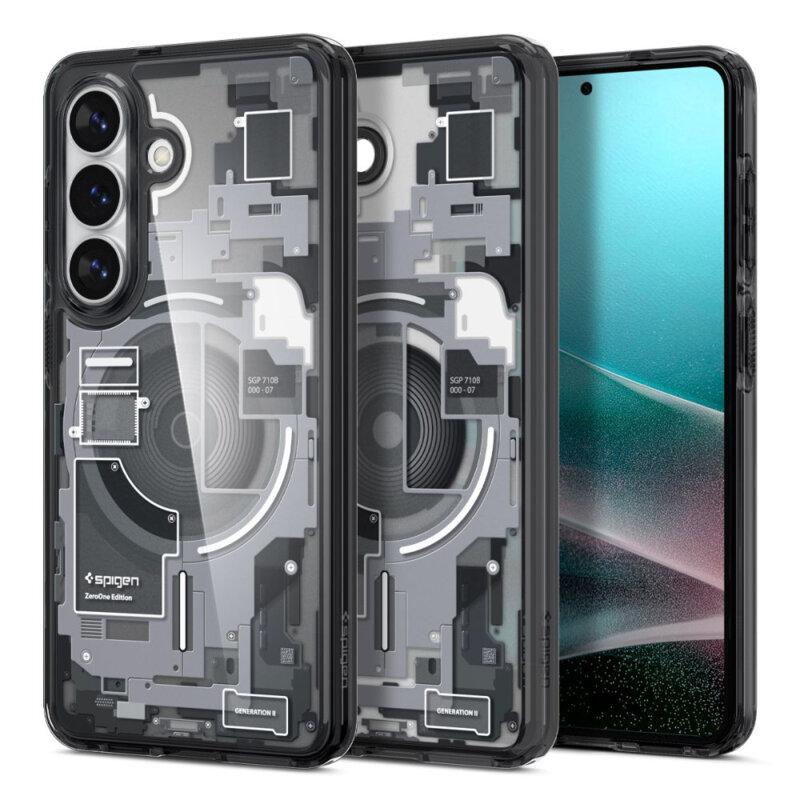 Husa Samsung Galaxy S26 Plus Spigen Ultra Hybrid MagSafe, negru/transparenta