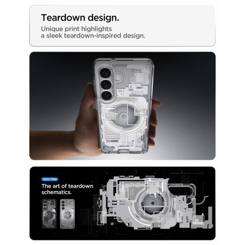 Husa Samsung Galaxy S26 Plus Spigen Ultra Hybrid MagSafe, alb