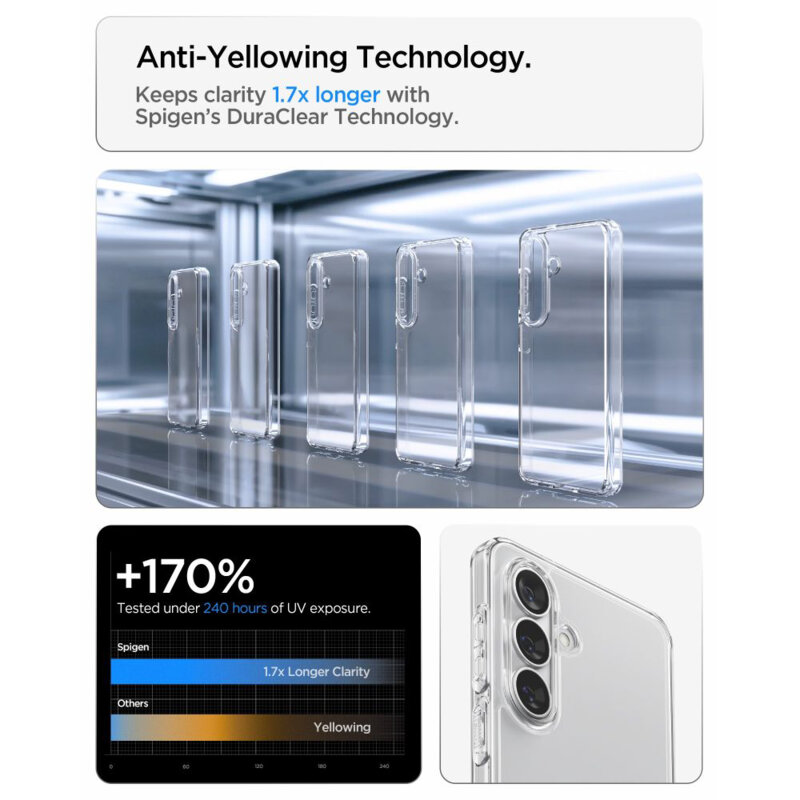 Husa Samsung Galaxy S26 Plus Spigen Ultra Hybrid, transparenta