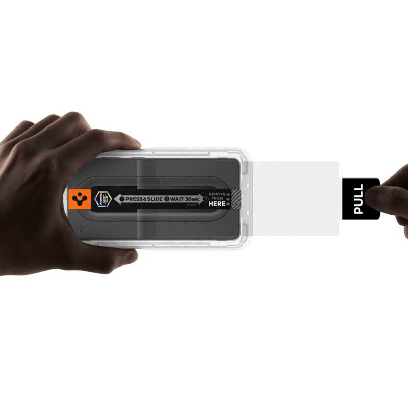 [Pachet 2x] Folie Samsung Galaxy S26 Ultra Spigen Glas.tR EZ Fit Pro Anti-Reflection, transparenta