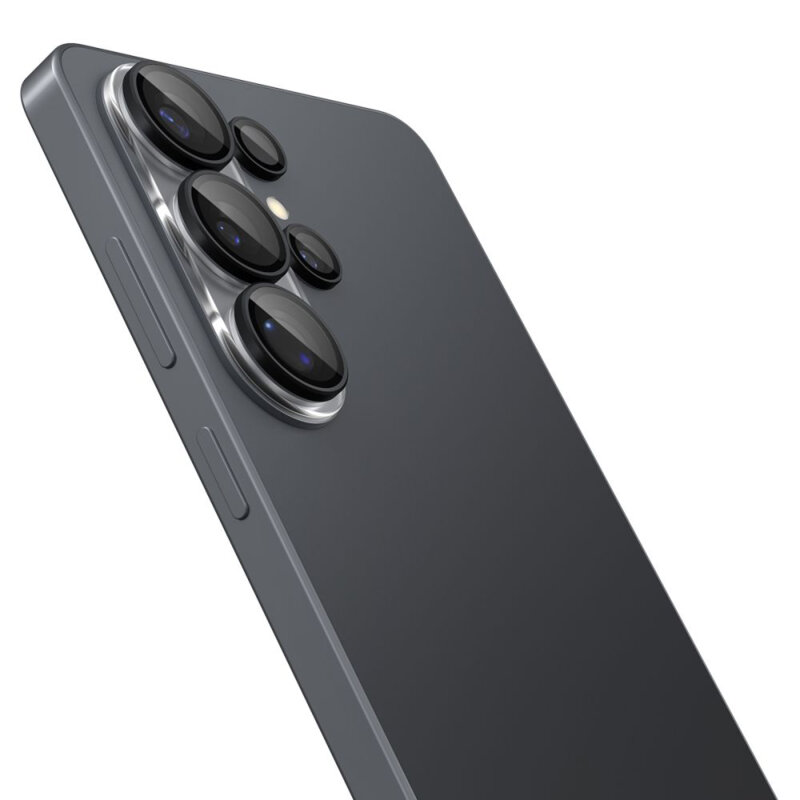 [Pachet 2x] Folie sticla camera Samsung Galaxy S26 Ultra Spigen Glas.tR Optik EZ Fit Pro HD, negru