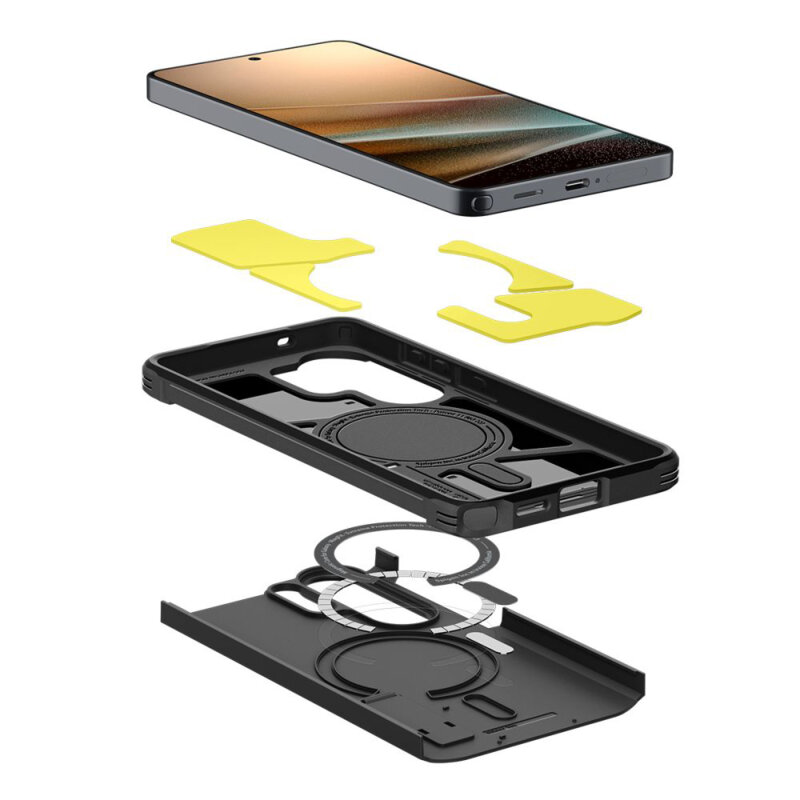 Husa Samsung Galaxy S26 Ultra Spigen Tough Armor MagSafe, negru