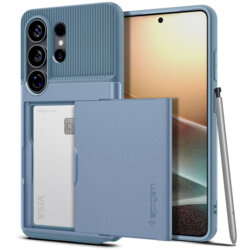 Husa Samsung Galaxy S26 Ultra Spigen Slim Armor CS, albastru
