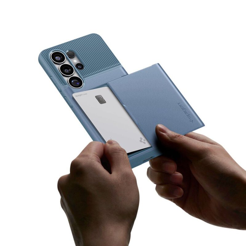 Husa Samsung Galaxy S26 Ultra Spigen Slim Armor CS, albastru