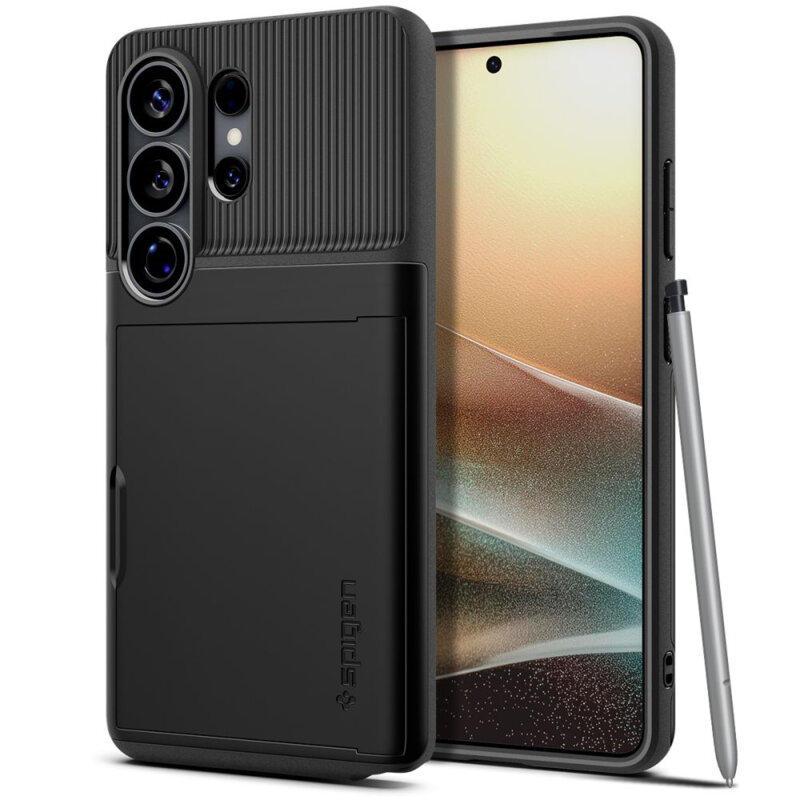 Husa Samsung Galaxy S26 Ultra Spigen Slim Armor CS, negru