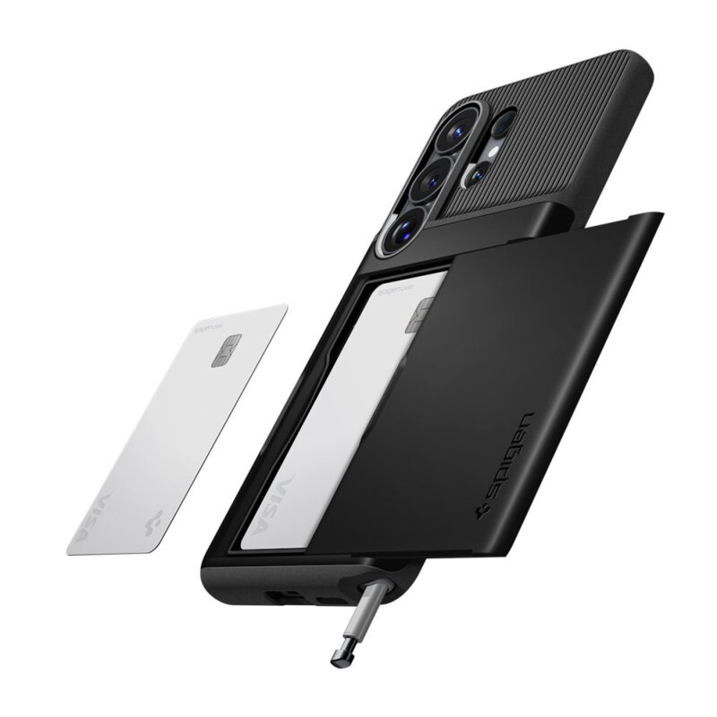 Husa Samsung Galaxy S26 Ultra Spigen Slim Armor CS, negru