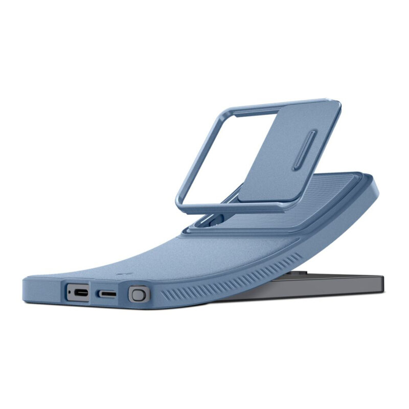 Husa Samsung Galaxy S26 Ultra Spigen Optik Armor, albastru