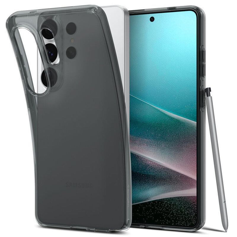 Husa Samsung Galaxy S26 Ultra Spigen Liquid Crystal, cenusiu