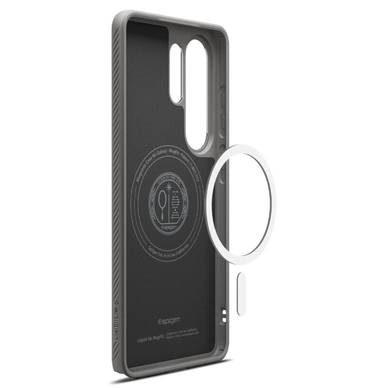Husa Samsung Galaxy S26 Ultra Spigen Liquid Air MagSafe, cenusiu