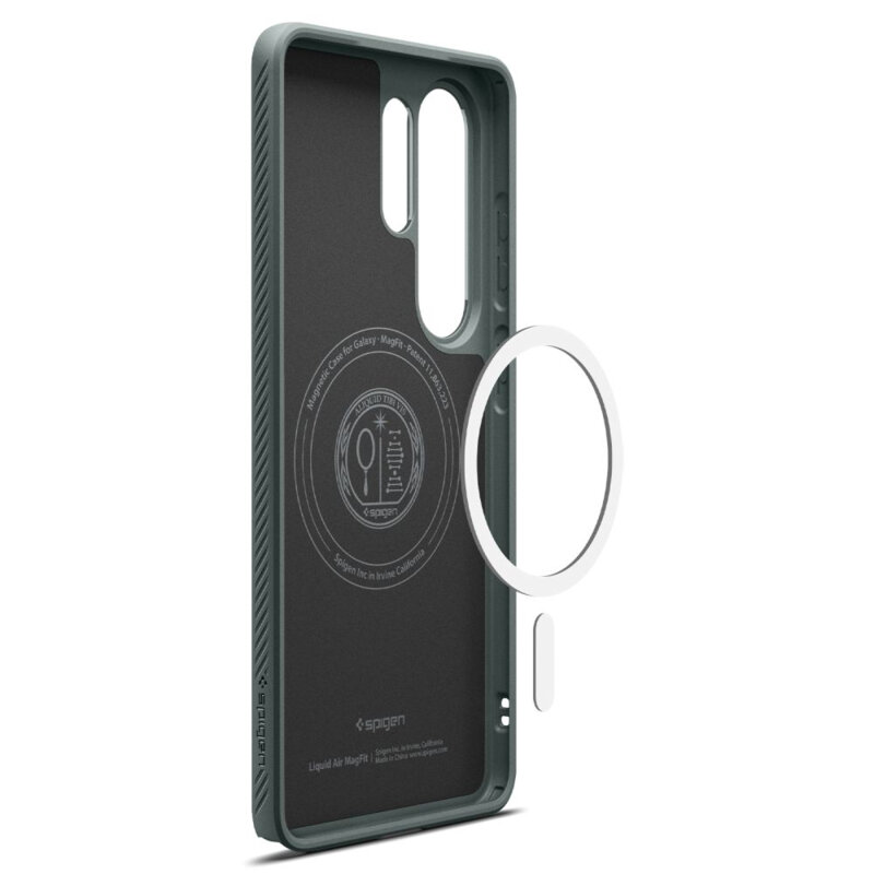 Husa Samsung Galaxy S26 Ultra Spigen Liquid Air MagSafe, verde