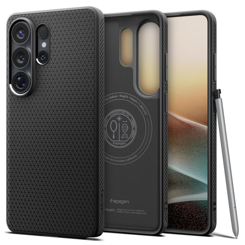 Husa Samsung Galaxy S26 Ultra Spigen Liquid Air MagSafe, negru