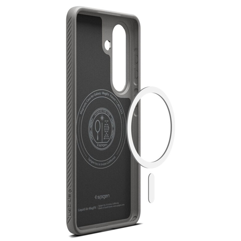 Husa Samsung Galaxy S26 Plus Spigen Liquid Air MagSafe, cenusiu
