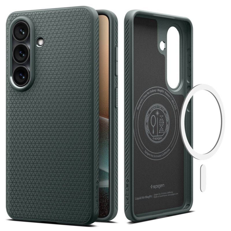 Husa Samsung Galaxy S26 Plus Spigen Liquid Air MagSafe, verde
