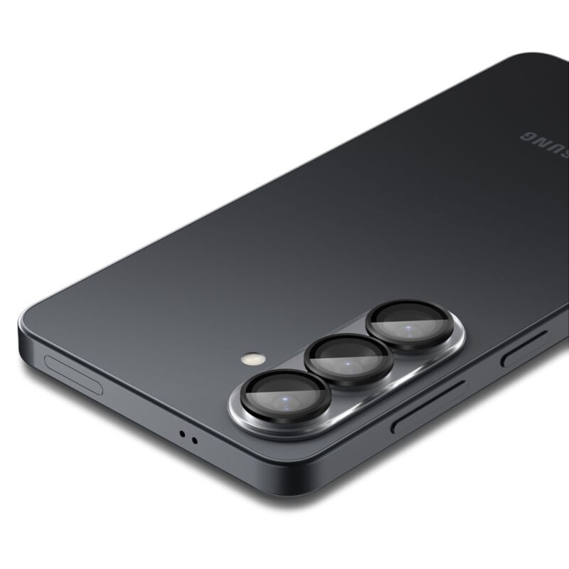 [Pachet 2x] Folie sticla camera Samsung Galaxy S26 Plus Spigen Glas.tR Optik EZ Fit Pro HD, negru