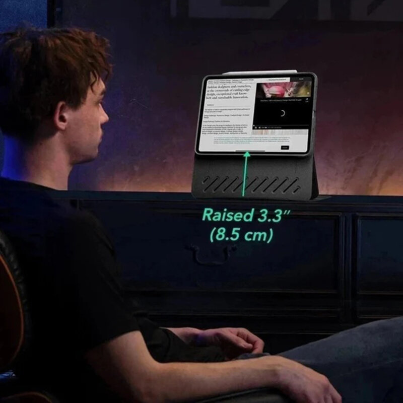 Husa iPad 12 (2026) ESR Shift Magnetic, albastru