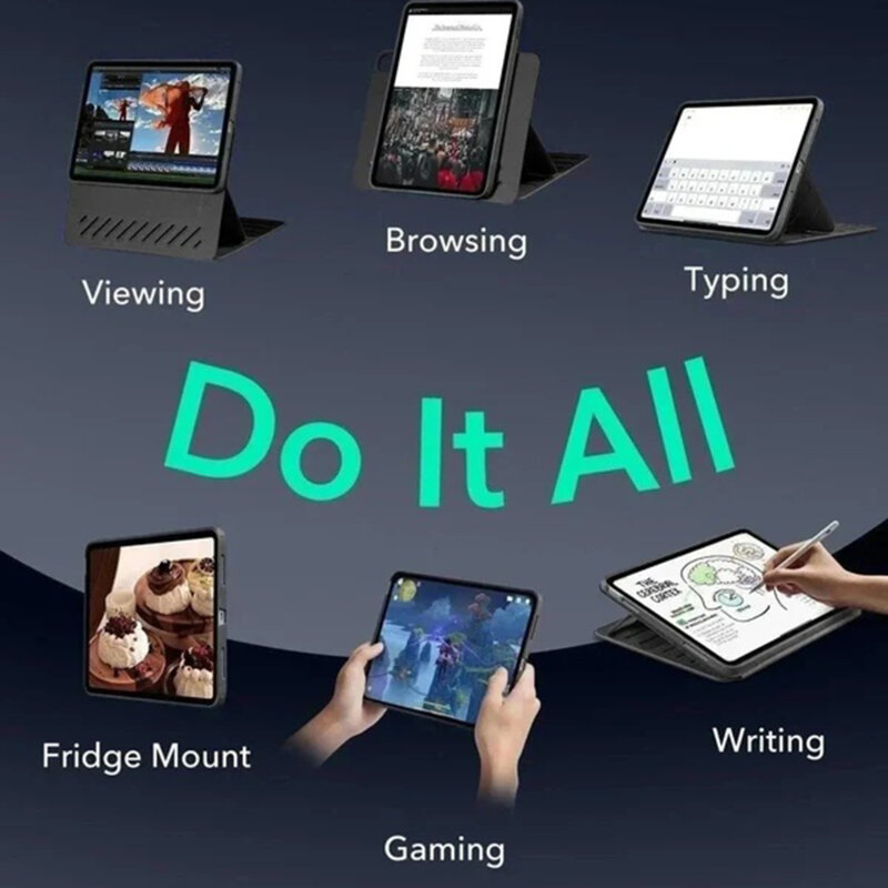 Husa iPad 12 (2026) ESR Shift Magnetic, negru