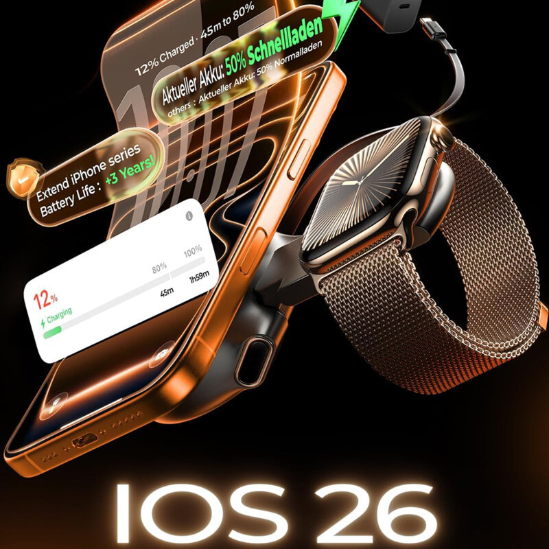 Incarcator Qi2 cu cablu Type-C si incarcator priza Lisen, YL0324090008