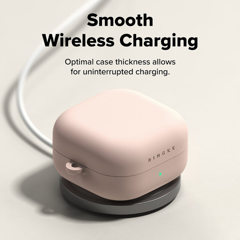 Husa Samsung Galaxy Buds 4 Ringke Silicone, roz